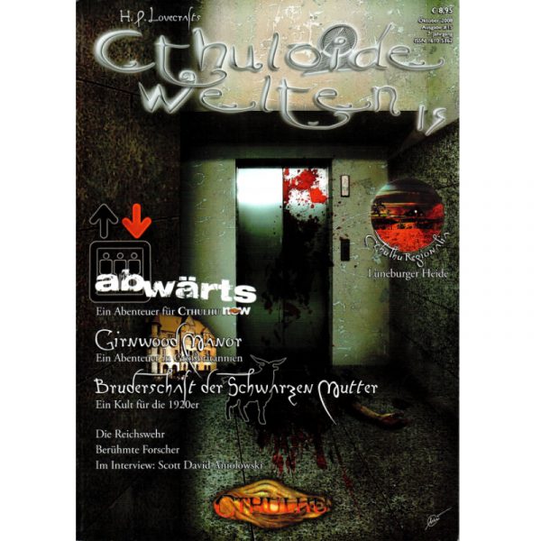 Cthuloide Welten 15 – Zeitschrift für Rollenspiel Cthulhu von 2008