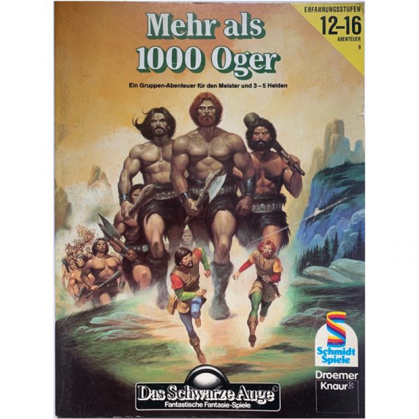 Mehr als 1000 Oger Abenteuer 009 DSA2 Das Schwarze Auge - Spielmarken noch original eingeheftet
