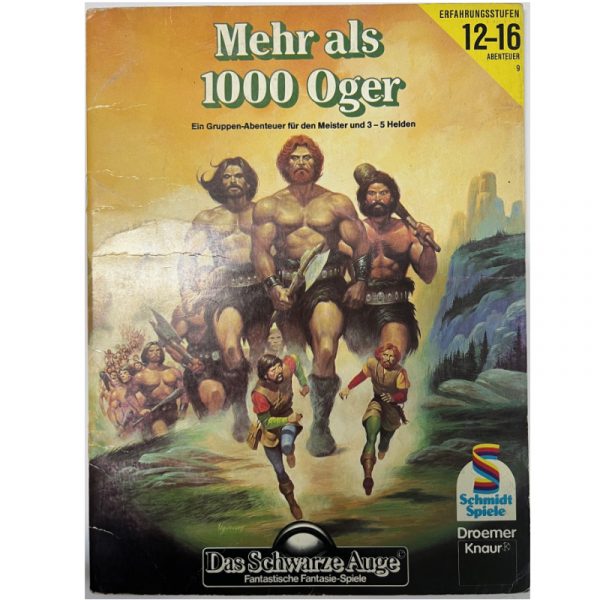 Mehr als 1000 Oger Abenteuer 009 DSA2 Das Schwarze Auge - Original von 1988