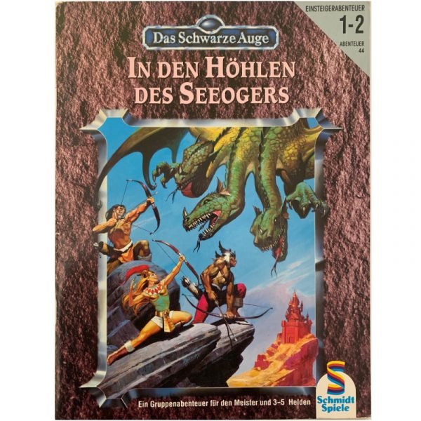 In den Höhlen des Seeogers Abenteuer 044 Gruppenabenteuer Das Schwarze Auge Regelversion DSA3 Schmidt-Spiele-Version