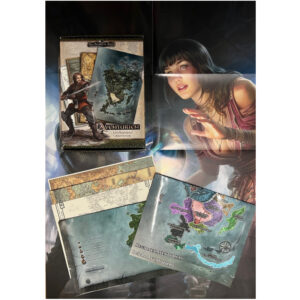 Landkartenset Aventurien - Kartenbox Das Schwarze Auge DSA5