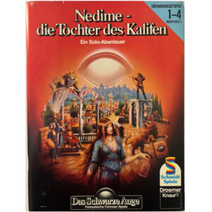 Nedime - die Tochter des Kalifen Abenteuer 005 DSA1 Das Schwarze Auge Soloabenteuer - Original von 1984