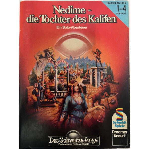 Nedime - die Tochter des Kalifen Abenteuer 005 DSA1 Das Schwarze Auge Soloabenteuer - Original von 1984