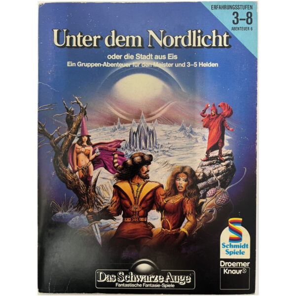 Unter dem Nordlicht Abenteuer 006 DSA1 Gruppenabenteuer Das Schwarze Auge - Original von 1984