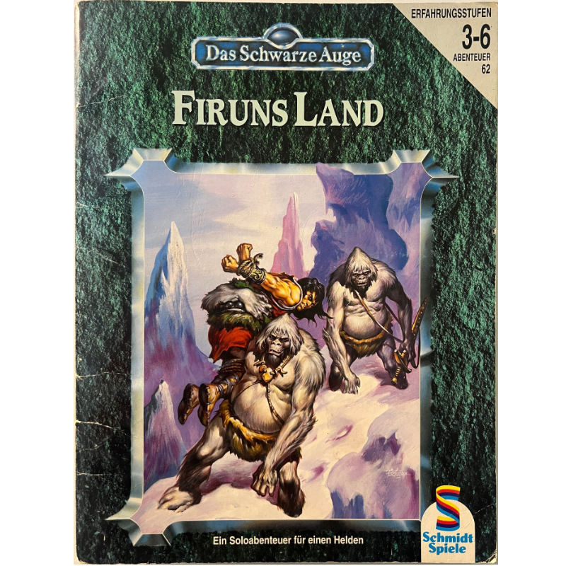 Firuns Land Abenteuer 062 - Soloabenteuer Das Schwarze Auge Regelversion DSA3
