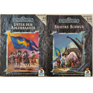 Unter dem Adlerbanner und Shafirs Schwur - Abenteuer 070 und 073 Das Schwarze Auge DSA3 Gruppenabenteuer - Aarensteinkampagne