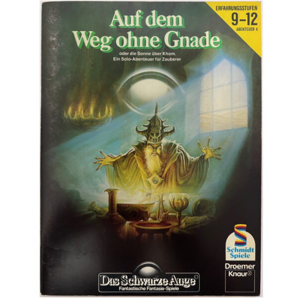 Auf dem Weg ohne Gnade - Abenteuer 004 Das Schwarze Auge Soloabenteuer für Magier - Original von 1985