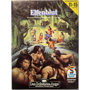 Elfenblut Abenteuer 011 Gruppenabenteuer Regelversion DSA2 Das Schwarze Auge - Original von 1988