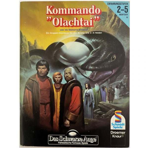 Kommando Olachtai Abenteuer 018 Gruppenabenteuer Das Schwarze Auge Regelversion DSA1 - Original von 1987