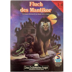 Fluch des Mantikor Abenteuer 021 DSA2 Gruppenabenteuer - Original von 1988