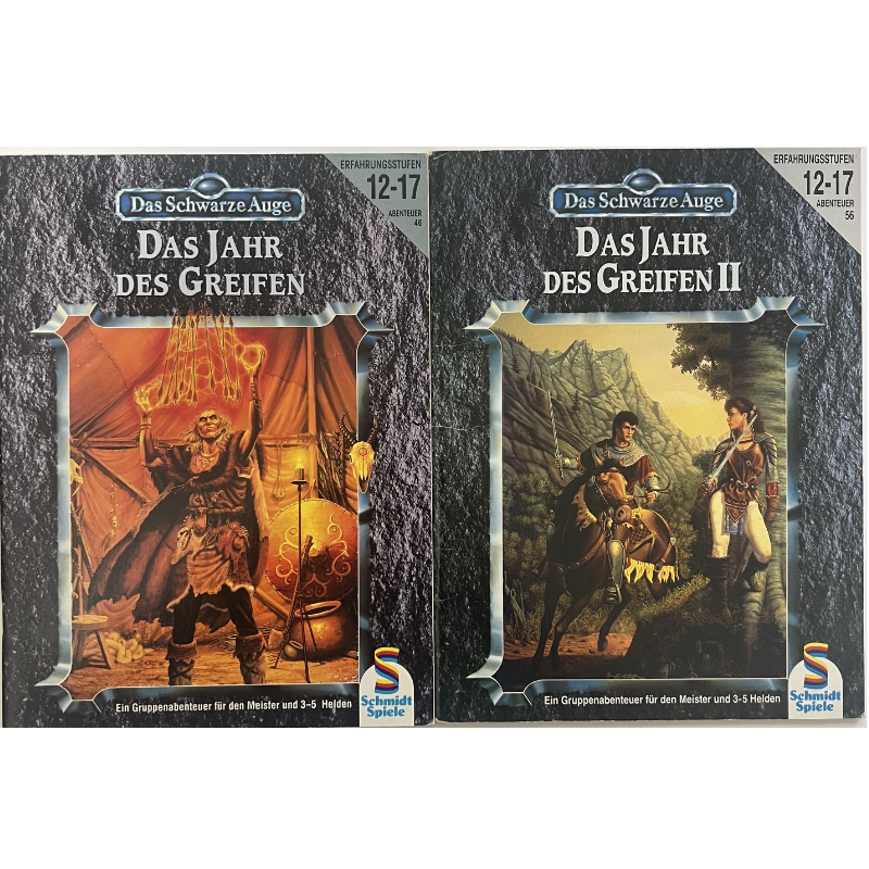 Das Jahr des Greifen I und II - Abenteuer 046 und 056 Das Schwarze Auge DSA - Epische Orkkrieg-Kampagne