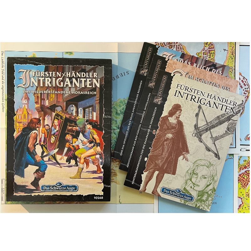 Fürsten Händler Intriganten - Regionalbox Das Schwarze Auge Regelversion DSA3 FanPro-Version