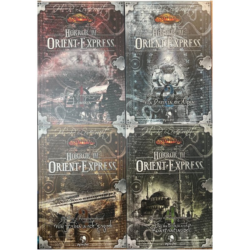 Horror im Orient-Express - Vierbändige Cthulhu Quellen- und Kampagnenbox von 2004