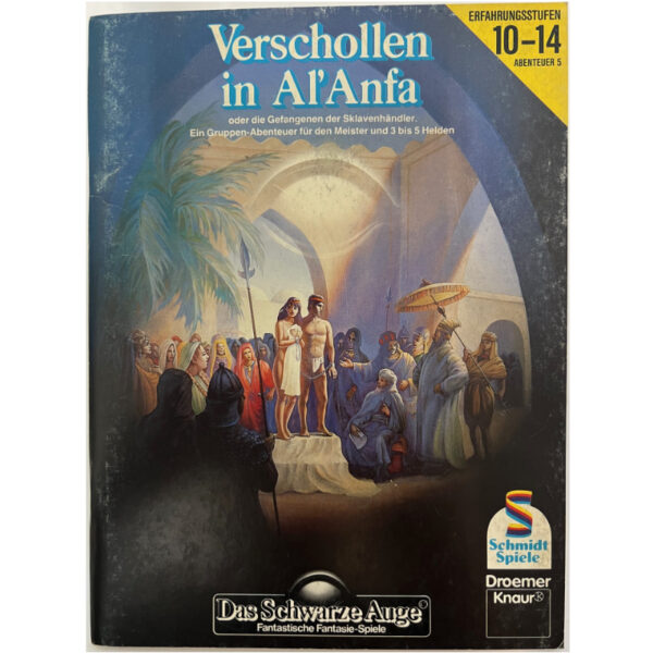 Verschollen in Al'Anfa Abenteuer 005 DSA1 Das Schwarze Auge Gruppenabenteuer - Original von 1985