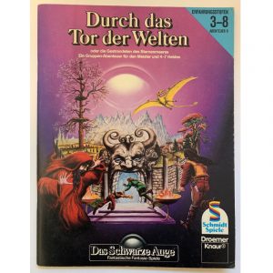 Durch das Tor der Welten Abenteuer 008 DSA1 Gruppenabenteuer Das Schwarze Auge - Originalausgabe 1984