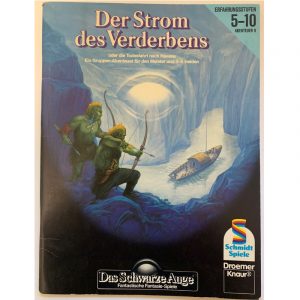 Der Strom des Verderbens Abenteuer 009 DSA1 Gruppenabenteuer Das Schwarze Auge - Originalausgabe von 1985