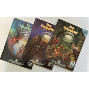 Im Spinnenwald - Der Purpurturm - Der Orkenhort - Komplette Orklandtrilogie Das Schwarze Auge DSA Abenteuer 015 bis 017 - Erstausgabe von 1986