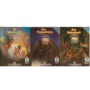 Im Spinnenwald - der Purpurturm - Der Orkenhort - Komplette Orklandtrilogie Das Schwarze Auge DSA Abenteuer 015 bis 017 - Erstausgabe