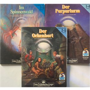 Das Schwarze Auge DSA Abenteuer 015 bis 017 Orklandkampagne Spinnenwald, Purpurturm, Orkenhort