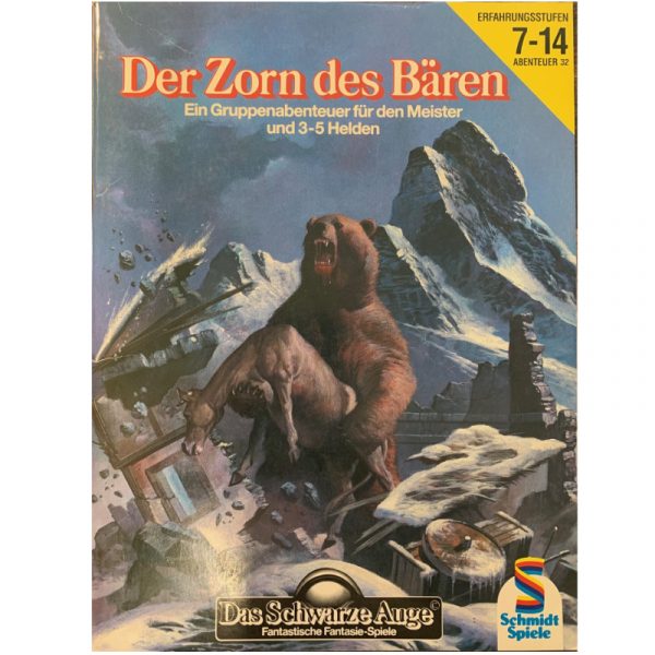 Der Zorn des Bären Abenteuer 032 DSA2 Gruppenabenteuer Das Schwarze Auge