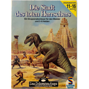 Die Stadt des toten Herrschers Abenteuer 033 Das Schwarze Auge Gruppenabenteuer Regelversion DSA2 - Original von Schmidt-Spiele von 1992