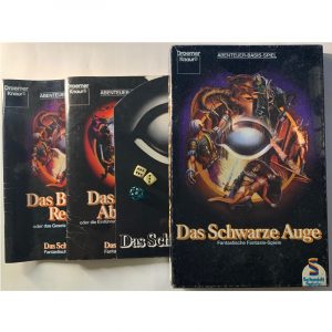 Das Schwarze Auge DSA Abenteuer-Basis-Spiel Regelversion DSA1 - Grundregelwerk für Rollenspiel erste Regelversion von 1984 - unzensiert