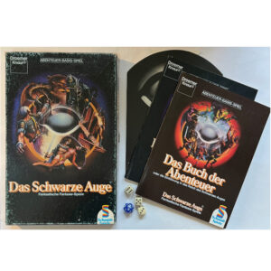 Abenteuer-Basis-Spiel Regelwerk Das Schwarze Auge - Regelversion DSA1 - Grundregelwerk für Rollenspiel zweite Version von 1984 - zensiert