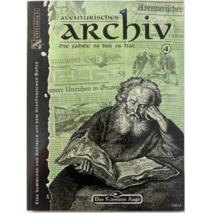 Aventurisches Archiv 4 Das Schwarze Auge DSA Spielhilfe mit Artikeln des Aventurischen Boten