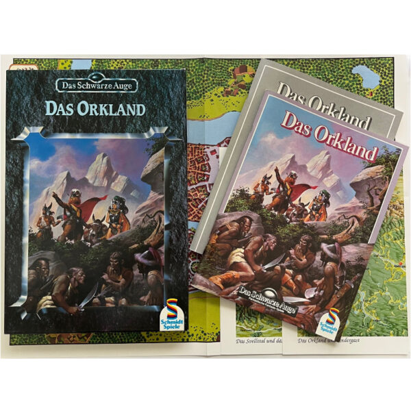 Das Orkland Regionalbeschreibung - Das Schwarze Auge für Regelversion DSA2 - Schmidt-Spiele-Version im Marmor-Look