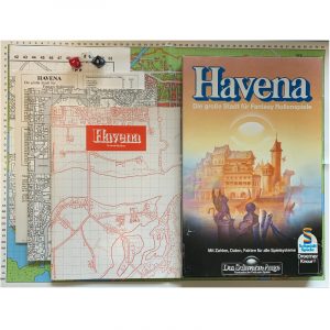 Havena - Die große Stadt für Fantasy Rollenspiele - Spielhilfe Das Schwarze Auge - Original von 1985