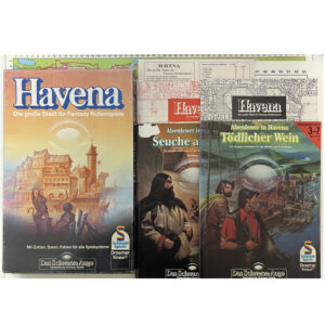 Havena - Die große Stadt für Fantasy Rollenspiele - Spielhilfe Das Schwarze Auge - Original von 1985 Regelversion DSA1 mit 2 Abenteuerbänden