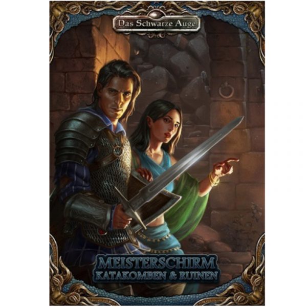 Katakomben & Ruinen Meisterschirm - Spielhilfe Hardcover Das Schwarze Auge DSA5