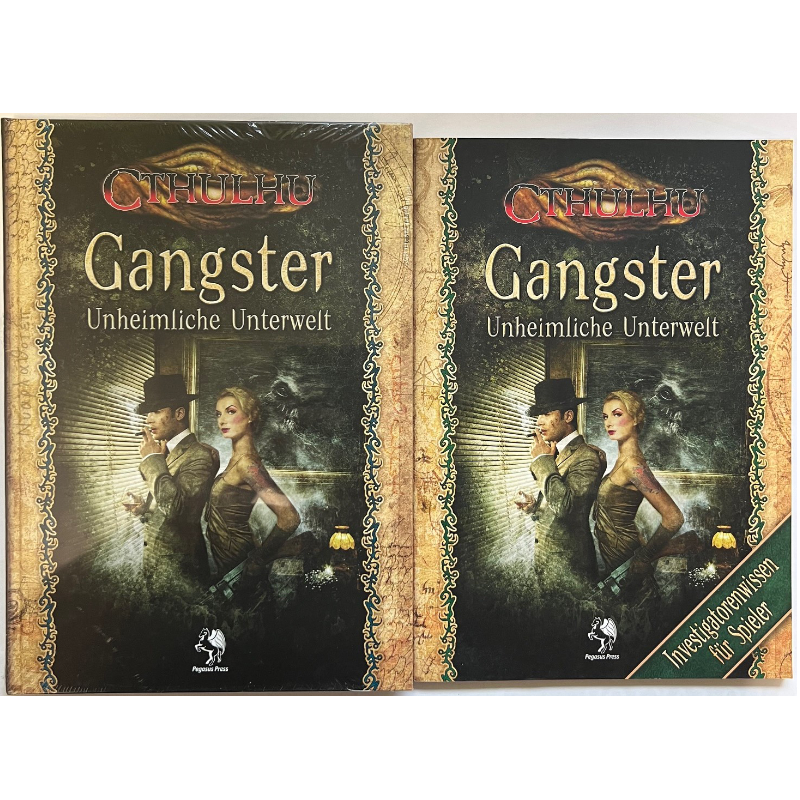 Gangster - Unheimliche Unterwelt - Gruppenabenteuer Cthulhu - 2 Bände Abenteuerband OVP und Spielerband