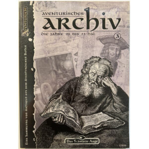 Aventurisches Archiv 3 Das Schwarze Auge DSA - Spielhilfe mit Artikeln des Aventurischen Boten