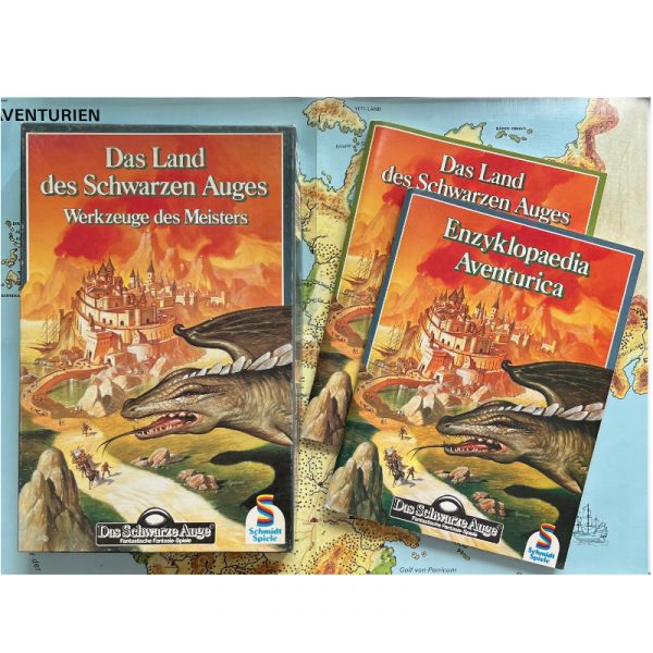 Das Land des Schwarzen Auges - Spielhilfe und Regionalmodul Regelversion DSA2 Das Schwarze Auge - Schmidt-Spiele mit Vollbild
