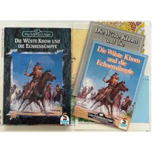 Die Wüste Khom und die Echsensümpfe - Regionalbox Das Schwarze Auge Regelversion DSA2 Version mit Marmor-Look