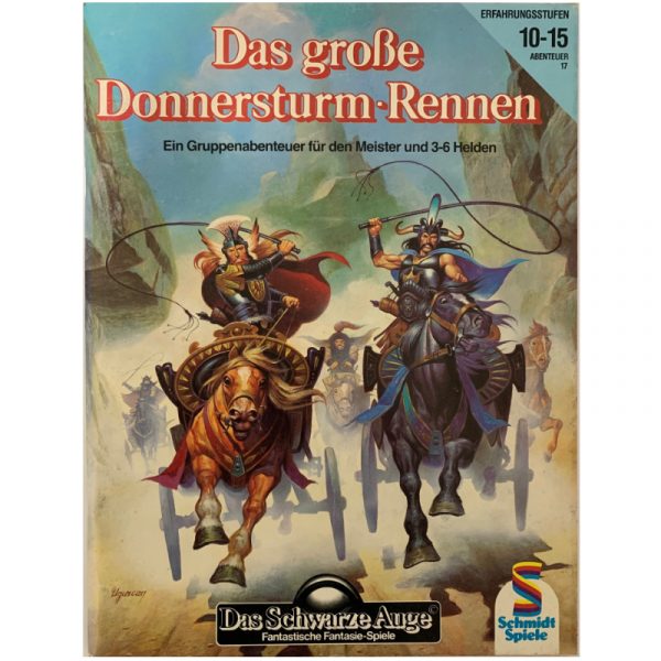 Das große Donnersturm-Rennen Abenteuer 025 DSA2 Gruppenabenteuer Das Schwarze Auge - Original von 1989