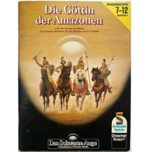 Die Göttin der Amazonen - Abenteuer 002 DSA1 Gruppenabenteuer Das Schwarze Auge - Original von 1985