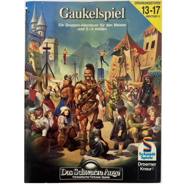 Gaukelspiel Abenteuer 013 Gruppenabenteuer von 1988 Das Schwarze Auge Regelversion DSA2 - Original von 1988