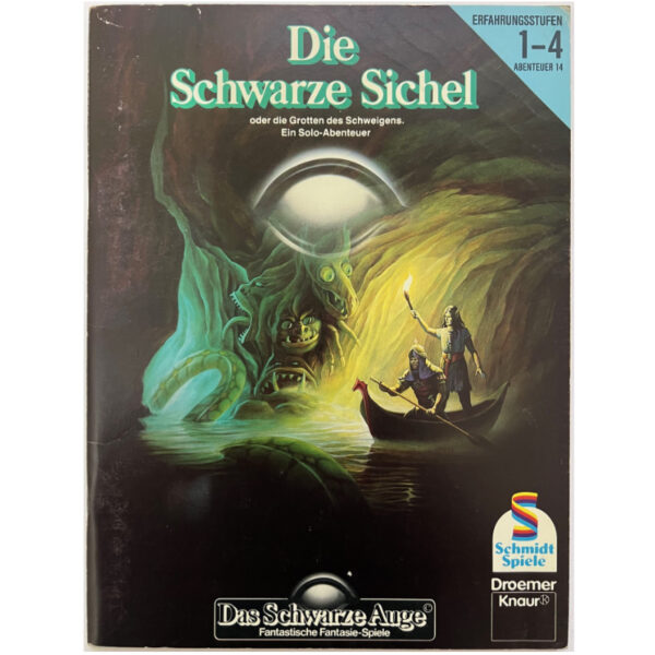 Die Schwarze Sichel Abenteuer 014 DSA Soloabenteuer Das Schwarze Auge - Original von 1985