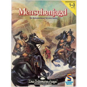 Menschenjagd Abenteuer 019 DSA2 Soloabenteuer Das Schwarze Auge - Original von 1989