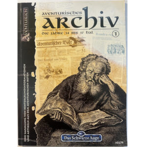 Aventurisches Archiv 1 Das Schwarze Auge DSA - Spielhilfe mit Artikeln des Aventurischen Boten