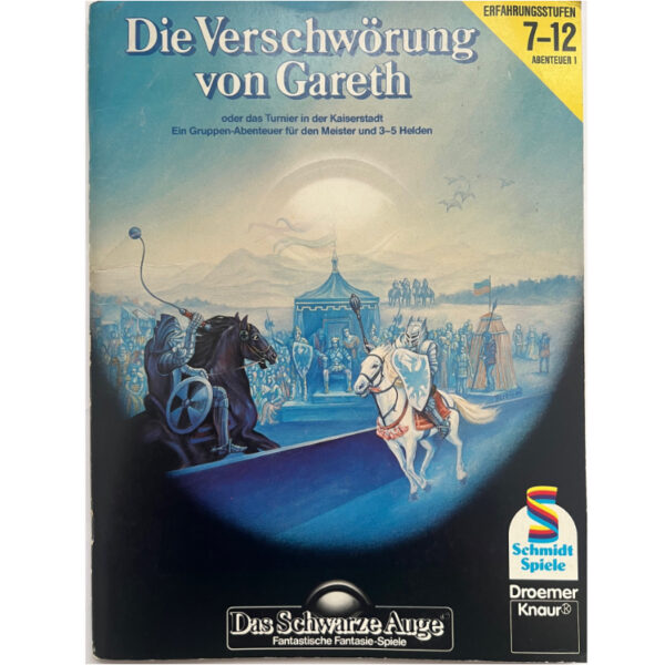 Die Verschwörung von Gareth Abenteuer 001 DSA1- Gruppenabenteuer Das Schwarze Auge - Original von 1985
