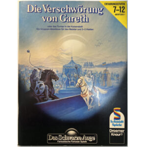 Die Verschwörung von Gareth Abenteuer 001 DSA1- Gruppenabenteuer Das Schwarze Auge - Original von 1985