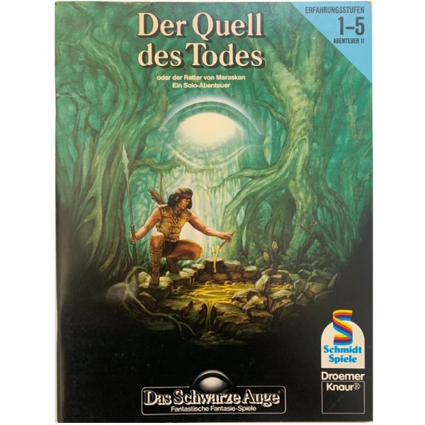 Der Quell des Todes Abenteuer 011 Soloabenteuer Regelversion DSA1 Das Schwarze Auge - Original von 1985