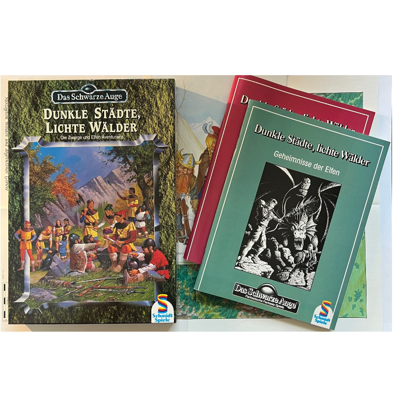 Dunkle Städte Lichte Wälder - Regionalbox Das Schwarze Auge Regelversion DSA3 - Schmidt-Version