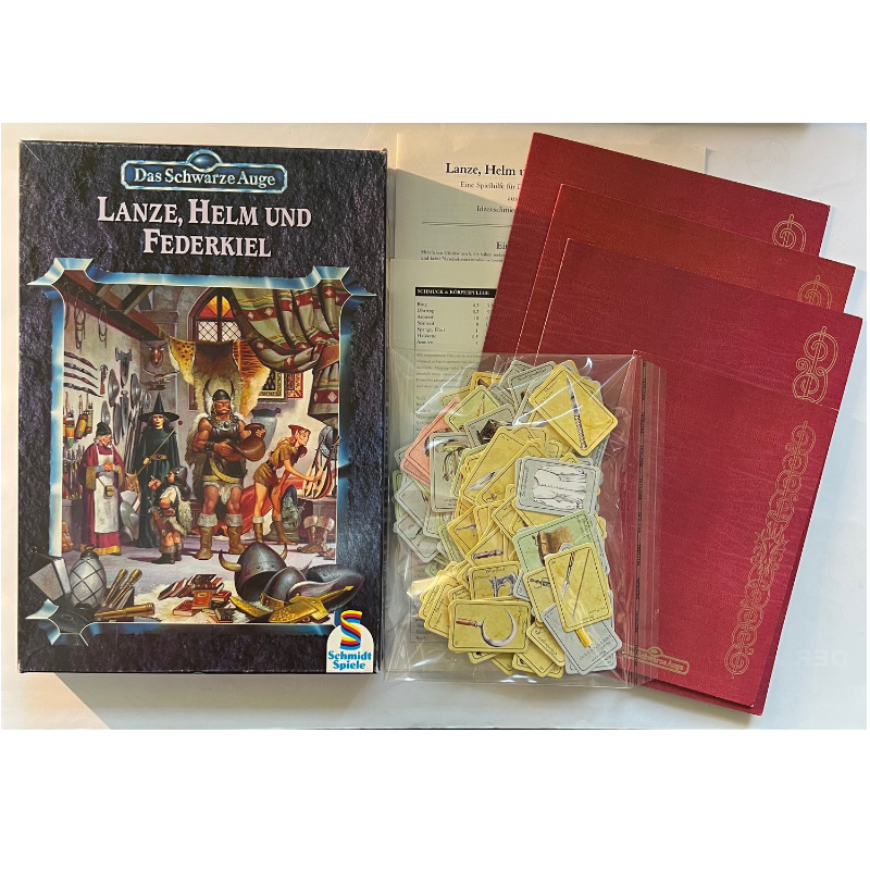 Lanze, Helm und Federkiel - Regelwerk und Spielhilfe Das Schwarze Auge Regelversion DSA3