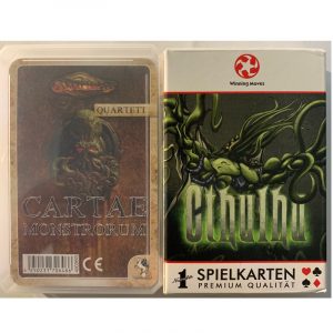 Cartae Monstrorum Quartett und Cthulhu Spielkarten für Skat und Poker