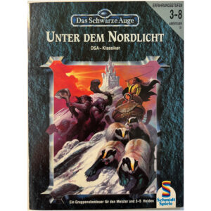 Unter dem Nordlicht Abenteuer 051 DSA1 Gruppenabenteuer Das Schwarze Auge - Original von 1994