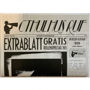 Cthulhus Ruf Cthuloides Magazin Extrablatt zum Rollenspieltag 2013 mit 7 Abenteuern